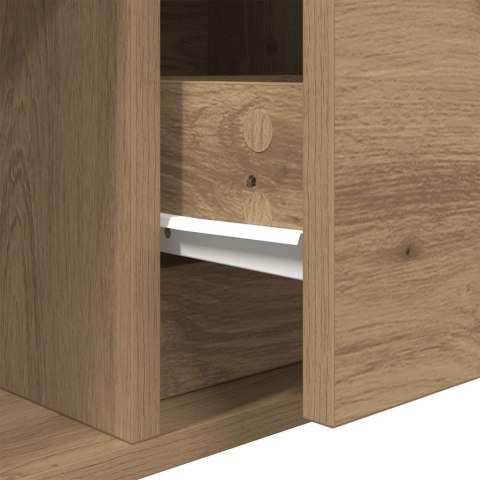  Szafka RTV Artisan Oak 100x31x25,5 cm Drewno klejone