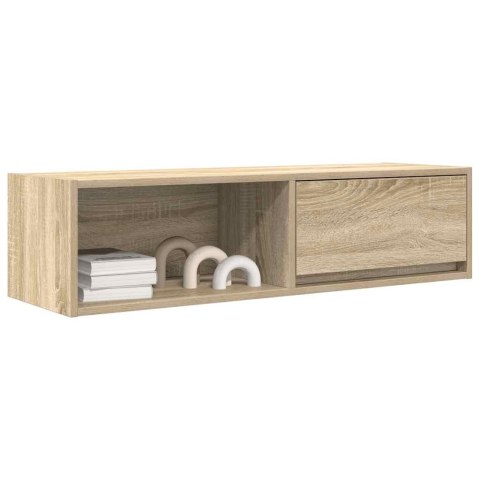  Szafka RTV Sonoma Oak 100x31x25,5 cm Drewno klejone