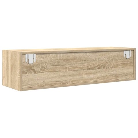  Szafka RTV Sonoma Oak 100x31x25,5 cm Drewno klejone