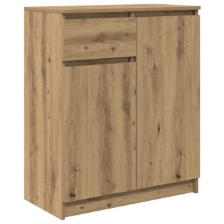 VidaXL Komoda z szufladą Artisan Oak 71x35x84 cm Drewno klejone