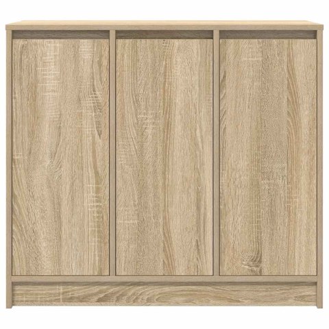 VidaXL Komoda Sonoma Oak 85x34x76 cm Drewno klejone