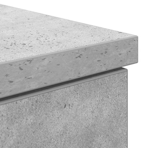  Biurko Beton Szary 86x49x76 cm Drewno klejone