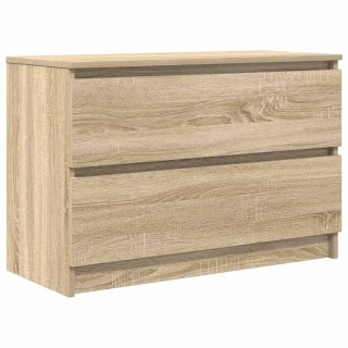  Szafka RTV Sonoma Oak 80x35x54 cm Drewno klejone