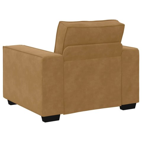 VidaXL Sofa Fotel Brązowy 59 cm Aksamit