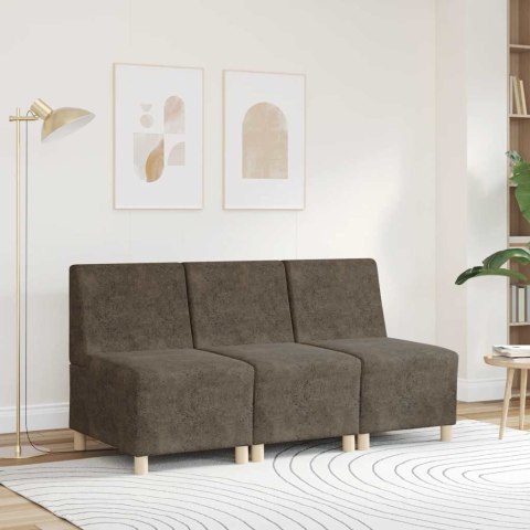 VidaXL Sofa Fotel Ciemnoszary 55 cm Skóra syntetyczna zamszowa