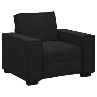 VidaXL Sofa Fotel Czarny 59 cm Aksamit