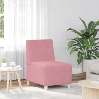 VidaXL Sofa Fotel Różowy 55 cm Aksamit