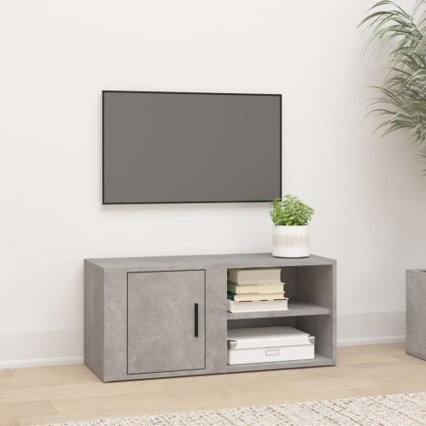  Szafka pod TV, szarość betonu, 80x31,5x36 cm