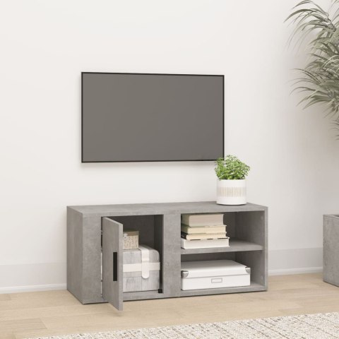  Szafka pod TV, szarość betonu, 80x31,5x36 cm