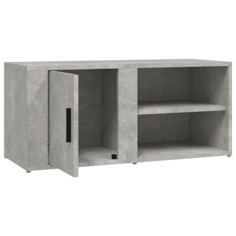  Szafka pod TV, szarość betonu, 80x31,5x36 cm