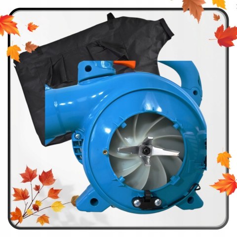 Dmuchawa do liści 3w1 Odkurzacz Rozdrabniacz Dmuchawa Spalinowa 3000W Mocy