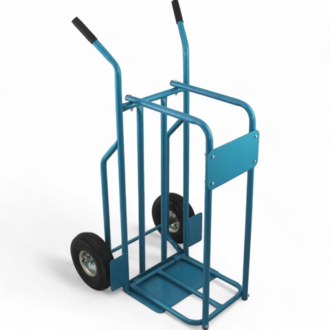 Wózek do drewna transportowy 2w1 z szuflą stalowy 100kg koła pneumatyczne