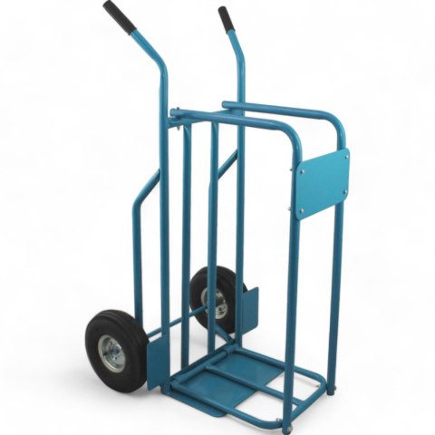 Wózek do drewna transportowy 2w1 z szuflą stalowy 100kg koła pneumatyczne