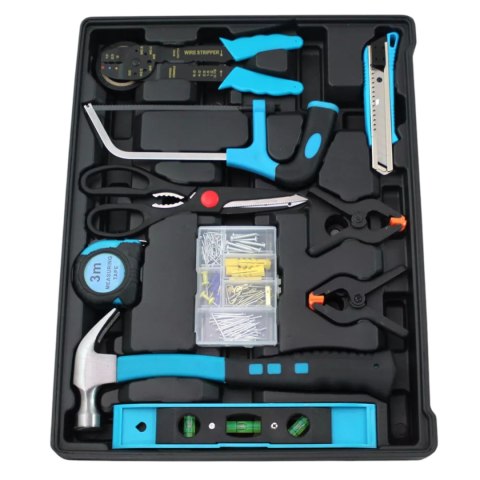 Zestaw Narzędzi 1200 Elementów Wózek z Szufladami i Kołami Mobilny z Rączką