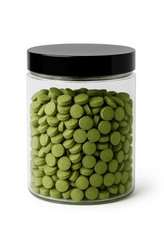 Zielone tabletki opadające – karma dla ryb tropikalnych i dennych