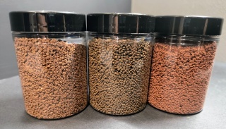 Granulat dla pielęgnic Cichlid Bits Green Pelnoporcjowy Wolnoopadający