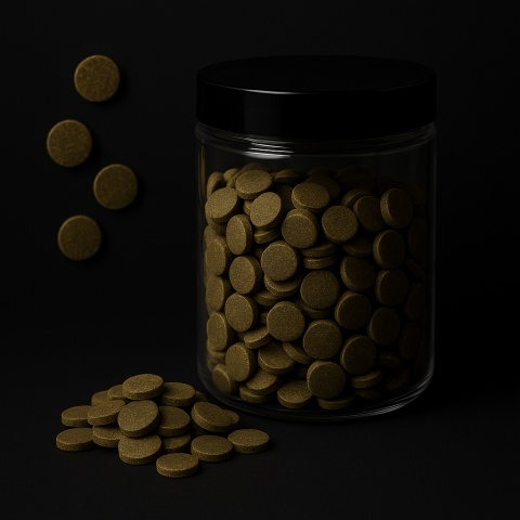 Tabletki ze spiruliną do akwarium – karma dla ryb tropikalnych i dennych