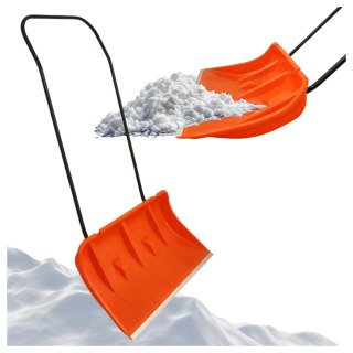 Łopata Zgarniacz do Śniegu 80cm z Rolkami Pług Śnieżny na Kółkach Lekki