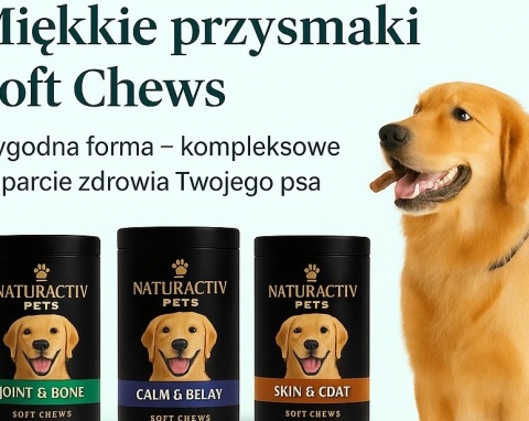 Mega Zestaw Przysmaki funkcjonalne dla pów Kości Stawy Skóra Sierść