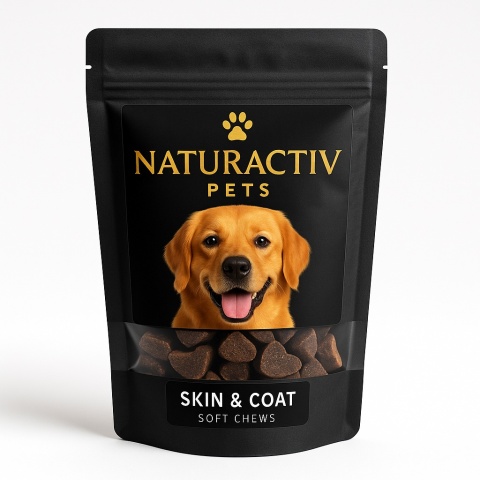 Karma uzupałniająca dla psow na skórę i sierść SOFT CHEWS Miekkie przysmaki