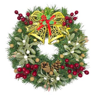 Wianek świąteczny stroik na drzwi stół ścianę dekoracja do domu