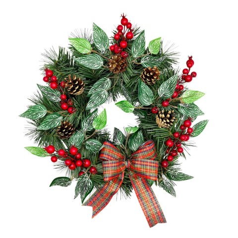 TRADYCYJNY STROIK ŚWIĄTECZNY KRÓLEWSKI SZYSZKI + JARZĘBINA