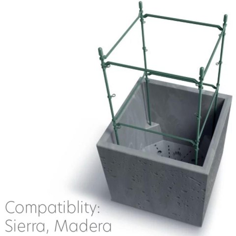 DONICZKA SIERRA SQUARE BETON EFFECT 39x39 ANTRACYT
