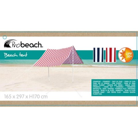 NAMIOT ZADASZENIE ŻAGIEL PRZECIWSŁONECZNY Z SŁUPKAMI 3X1,7M CZERWONY