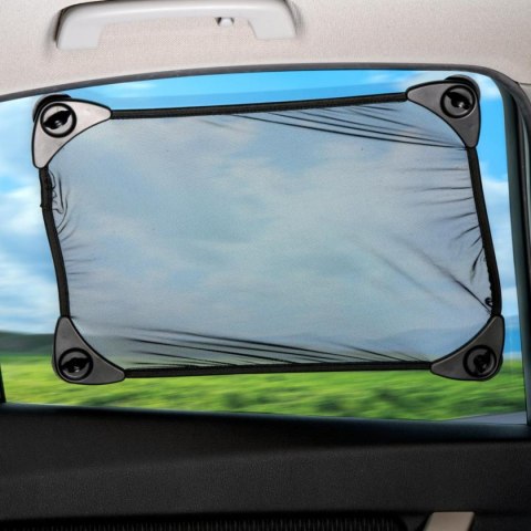 OSŁONA PRZECIWSŁONECZNA Z PRZYSSAWKAMI 34x30CM 1 SZT. DUNLOP CZARNA