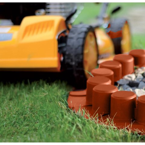 PALISADA OGRODOWA OBRZEŻE TRAWNIKOWE 405CM IPAL 7 TERAKOTA