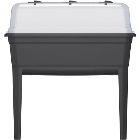 SZKLARNIA STOJĄCA ROZSADNIK RESPANA SET ECOLINE 74,6x77,7x36,8CM ANTRACYT