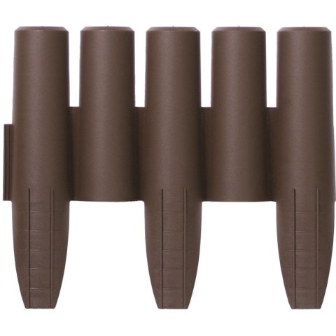 PALISADA OGRODOWA OBRZEŻE TRAWNIKOWE 270CM IPAL 5 BRĄZ