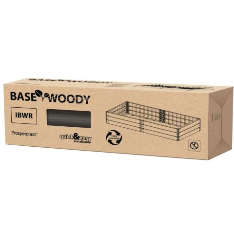 GRZĄDKA RABATKA OGRODOWA OBRZEŻE BASE WOOD 4 ELEMENTY RUSTYKALNA CEGŁA