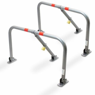 Blokada Parkingowa Stalowa BITUXX Zamek 3 Klucze Zestaw Montażowy