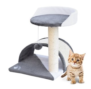 DRAPAK DLA KOTA MAŁY LEGOWISKO SŁUPEK BUDKA HAMAK ZABAWKA 43 cm