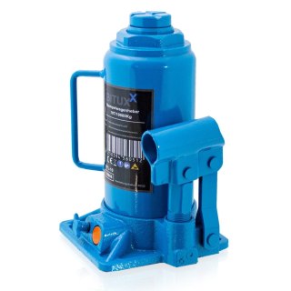 Podnośnik hydrauliczny 10t tłokowy butelkowy 205 335 mm stalowy kompaktowy