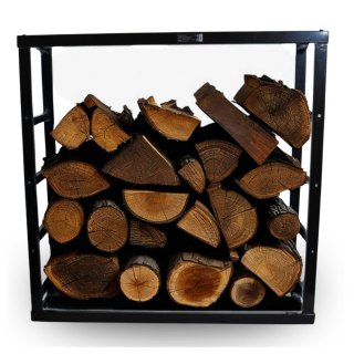 Stojak na Drewno Kominkowe Bituxx Stalowy Smukły Design 100cm