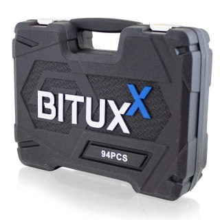 Zestaw narzędzi 94 crv klucze nasadki walizka grzechotka do warsztatu