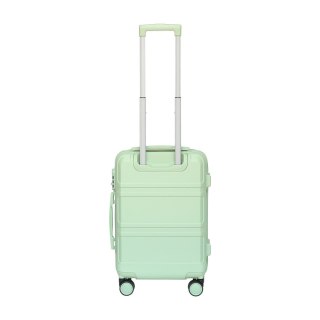 Zestaw walizek barut miętowy walizka kabinowa kuferek abs 4 kółka podróżny