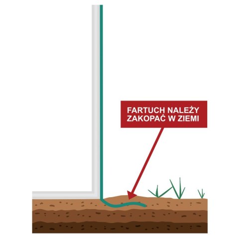 SZKLARNIA TUNEL OGRODOWY MINI ZIELONY DO SAŁATY 180x90x90CM