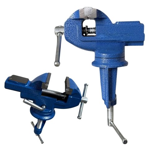 Imadło Mikro Stołowe 50 mm z Kowadłem - Żeliwne, Zaciskowe, Do Bardzo Precyzyjnych Prac