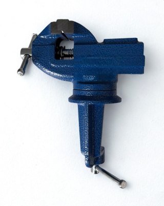 Imadło Mikro Stołowe 50 mm z Kowadłem - Żeliwne, Zaciskowe, Do Bardzo Precyzyjnych Prac