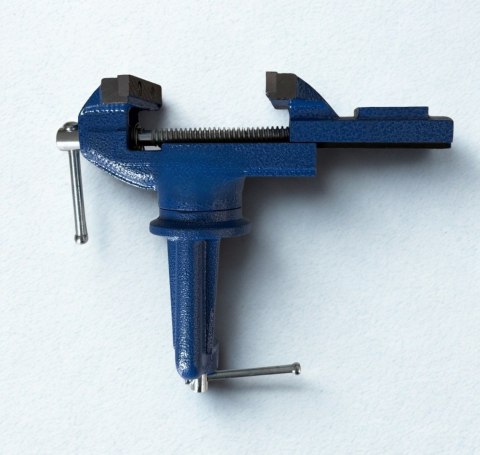 Imadło Stołowe 80 mm z Kowadłem - Żeliwne, Zaciskowe, Precyzyjne