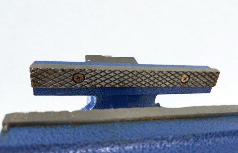 Imadło ślusarskie 200 mm z kowadłem warsztatowe żeliwne ciężkie 17 kg