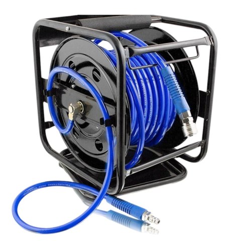 WĄŻ PNEUMATYCZNY ZWIJAK BĘBEN 30M 1/4" do kompresora sprężarki PU