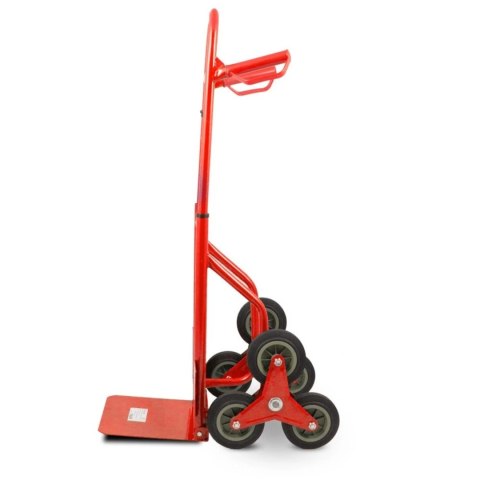 Wózek schodowy transportowy 200 kg 6 kół gumowych regulowany uchwyt