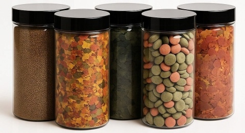 Pokarm Premium dla ryb akwariowych 5 x 500 ml - zestaw 5 rodzajów