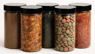 Pokarm dla ryb akwariowych Kompletny Zestaw Tabletki Granulki Płatki