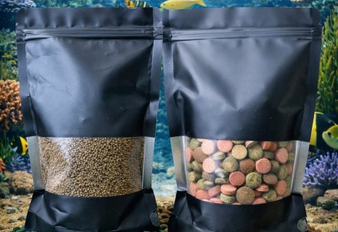 Pokarm dla ryb akwariowych Tabletki ze spiruliną Granulat KompletnyZestaw