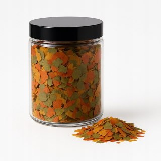 Pokarm dla ryb akwariowych w postaci płatków Tropical Flakes Słoik 500 ml